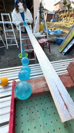 Marble Run ☆ L-shaped slope & twin slope⑧