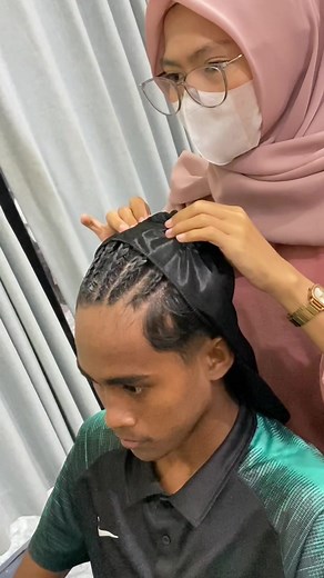 ana skolah cornrow? why not buddy😎
