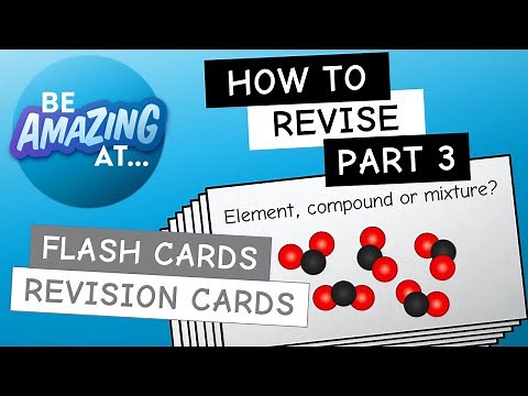 How to revise: how to make flash cards (revision cards) part 3 / study tips / revision