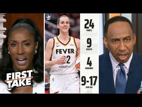 FIRST TAKE | Caitlin Clark is best player in WNBA! - Lisa tells Stephen A on Fever beat Sparks 87-78