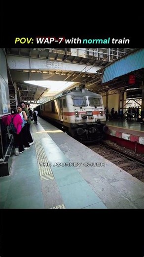 One Coach Gets Two Bodyguards😂🚂| WAP-7 x WAG-9🔥 #shorts #ytshorts #train #indianrailways #wap7 #wag9