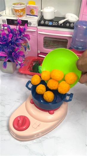 Crispy Mini Balls Fry 😍 | Oddly Satisfying Cooking ASMR 🔥 #shorts