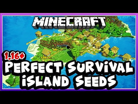 5 Perfect Minecraft Survival Island Seeds - Minecraft 1.16 Seeds Java Edition Seeds