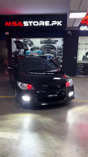 Honda Civic Reborn Here for a Complete Transformation • Full Body Compound & Detailing • TPU Black PPF Protection • Star Floor Matts Maxlume • ABS Plastic Body Kits • Cruise installation • Multi Media installation • Sound System Installation • Complete Black Interior Room • Roof Starlight Headliner (Maxlume) • Chrome Exhaust Tips • Maxlume Leds • Gt Wing Style Spoiler 📲 Book or Order Now! WhatsApp: 0320-7550001 / 0309-9423540 DM us on Instagram 🌐 www.msastore.pk 📍 MSASTORE.PK – Shop #68, 1st 