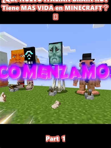 Nuevos Personajes de Minecraft: ¡Italian Brain Rot!