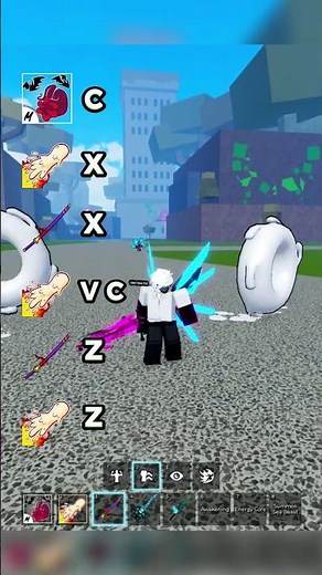Best One Shot Dough Combo Blox Fruits #roblox #bloxfruits