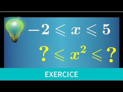 fonction carré • encadrer x² lorsque -2⩽x⩽5 • piège classique • seconde fonction de référence x²⩾a