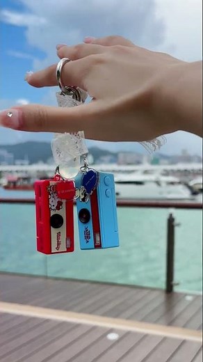 POV: the tiniest camera you’ve ever seen -- YASHICA Funtastic Keychain Camera ☁️✨