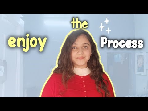 I am learning to enjoy the process ⭐