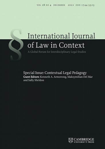 International  Journal of Law in Context | Cambridge Core