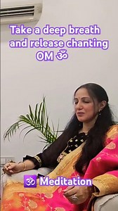 How To Do Om Meditation/ Breathing exercise with Om chanting #omchanting #shorts