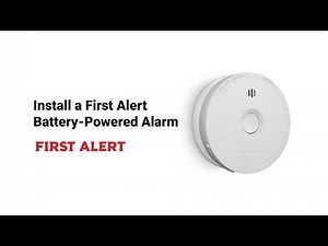 Install a First Alert Battery-Powered Alarm