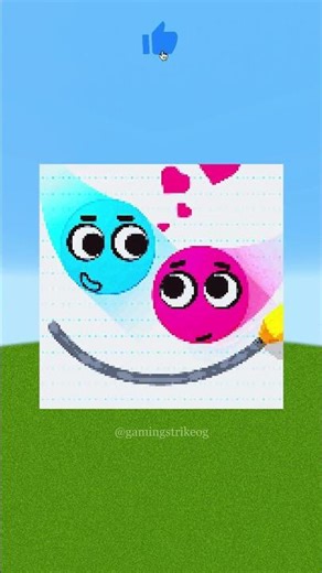 Brain Wash, Happy Glass, Cut the Rope: Magic & Love Balls Logo in Minecraft Pixel Art #shorts