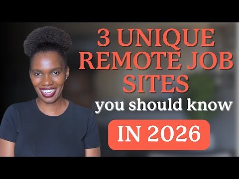 Looking For A Remote Job in 2026? Start With These 3 Sites!
