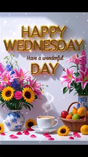 🌺🌟 Happy Wednesday to Everyone! Have a wonderful day ahead! 💐🌟#goodmorning #morningwishes #mondaymotivation #mondaymorning #happywednesday #wednesday | Good Morning Quotes, Images, Wishes