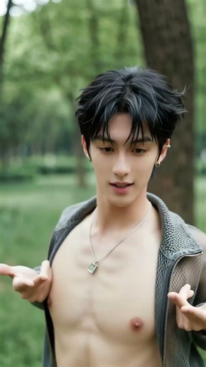 自然少年的忧郁气质，原来镜头感可以这样玩 #男性魅力展示 #男性魅力展示秀 #年轻男性时尚选择