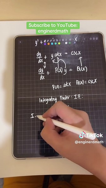 Differential Equations Random Problem 2 #enginerdmath #fyp #math #engineering #differentialequations #DE