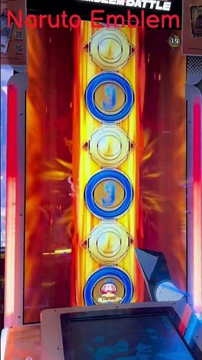 Naruto Emblem Battle VOL 2, See a Rare Emblem Win at Round 1 Arcade! #round1 #arcade #animemerch 😲