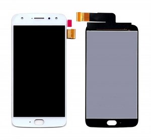 LCD with Touch Screen for Motorola Moto X4 - White (display glass combo folder)