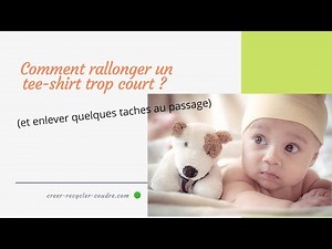 Comment rallonger un tee-shirt trop court ?