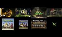 Mix of 8 videos from youtube : Shrek (2001) - An All-Star Ogre Opening Scene