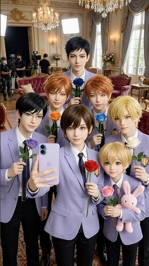오란고교 사교클럽 촬영현장 셀카모음 by 후지오카 하루히 #OuranHighSchoolHostClub #桜蘭高校ホスト部
