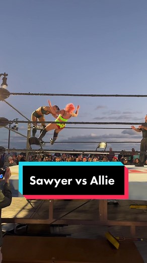 Sawyer vs Allie Wrestling Match Highlights at GCW Fight Club Night 1