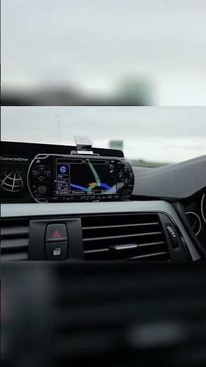 Using my PSP as Sat Nav GPS?! #psp #satnav #playstation