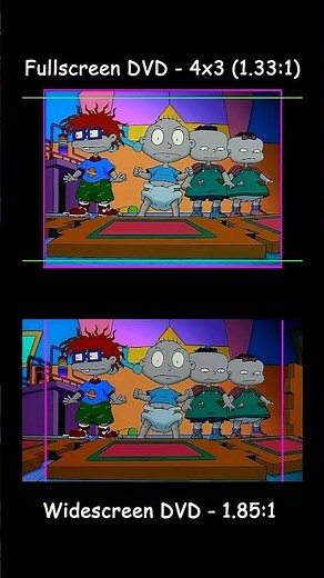 The Rugrats Movie: Widescreen vs Fullscreen