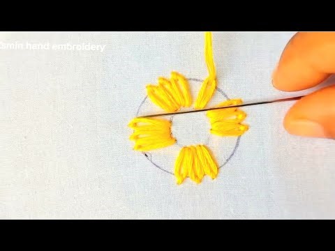 Easy Embroidery Stitches 🌸Step by Step for Beginners