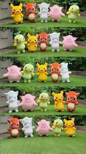 ポケモンのアローラロコンと仲間たち集合❤️