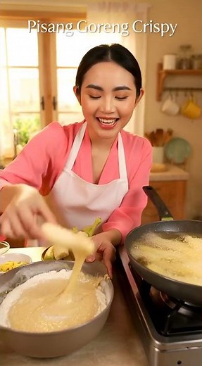 RESEP DI DESKRIPSI - PISANG GORENG KRISPI ALA CHEF - #jajanan #olahanudang #kuliner
