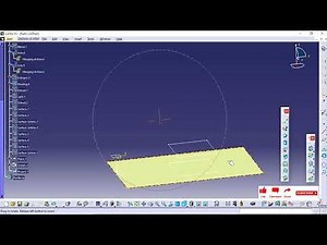 CATIA V5 PRACTICE MODEL| HOW TO USE PROJECTION AND INTERFACE IN SURFACE MODEL |TUTORIAL|PART 3