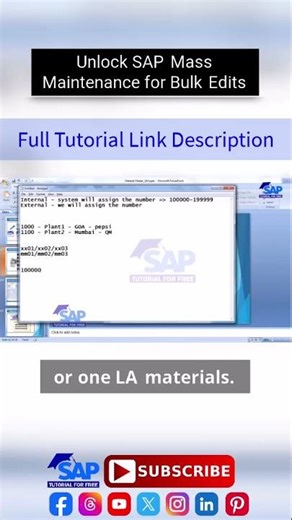 Unlock SAP Mass Maintenance for Bulk Edits | SAP QM Master Data | SAP QM Material Master Data | #erp