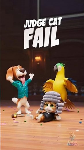 Cat Becomes Judge in Talent Show 👩‍⚖️😹| Funny 3D English Cat Cartoon Videos 😹 | #snoutlaughs