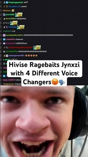 Hivise Voice Changer Troll #jynxzi #trolling #voicechanger #ai #ragebait #moderator #voiceeffects