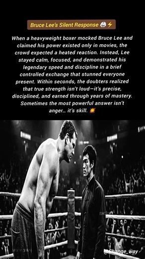 Bruce Lee’s Silent Response 🥋⚡