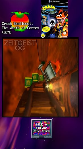 ZeitgeistOG on Instagram: "Crash Bandicoot: The Wrath of Cortex Level 5: Compactor Reactor Yellow Gem Route A difficult path that holds the extra clear gem of the level! Crash WoC(2001) is the next game after Warped but not actually crash 4! its pretty good honestly. Played on the GameCube but was also released on the PlayStation2 and Original Xbox #gaming #retro #videogame #retrogaming #reelsfbシ #fbreels #love #fb #flashback #clips #gameplay #retrogames #nostalgia #fypシ #instagood #childhood #f