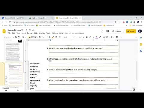 How to: Wordly Wise Book 6 Lesson 9E