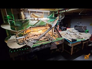 Huge RC Crawler Course Tour! 1000 Pounds of Rock Inside with the Toyota Scx24