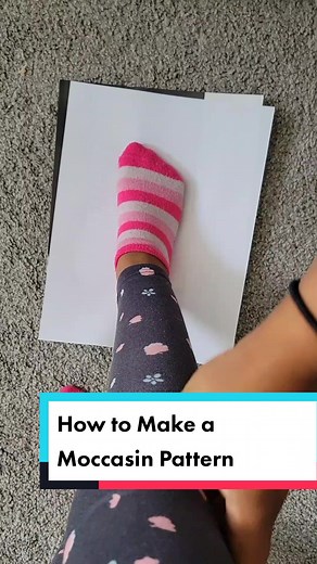 How to Make a Custom Moccasin Pattern Step by Step