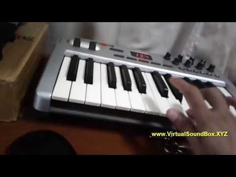 Demo Midi controller M-audio Oxygen 8 V2