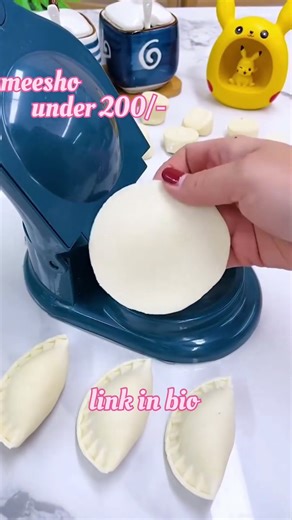 😍 New 2-in-1 Momos & Dumpling Maker Machine|Fast Gujiya,Ghughra,Puri Maker| Kitchen Gadget Review 🍽️