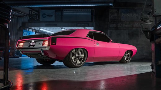 Infected Pink Eye Cuda Is Ringbrothers Restomod Perfection #cuda | CarBuzz