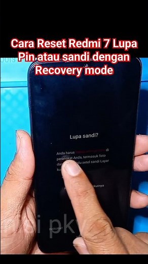How to reset a Redmi 7 if you've forgotten your password or PIN using recovery mode. #shots #tech...