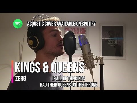 Kings & Queens - Ava Max | Male Cover by ZERØ | with LYRICS