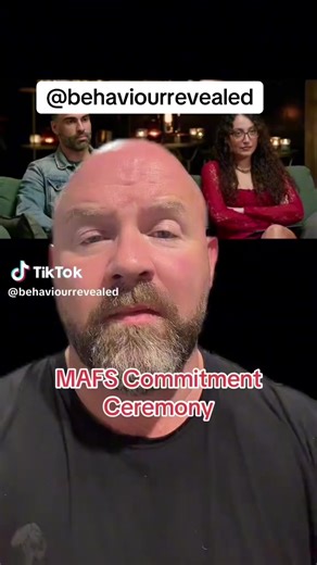 MAFS Commitment Ceremony review by Behaviour and Body Language expert Scott Taylor @BehaviourRevealed . . #marriedatfirstsight #mafsau #mafsaustralia #mafs