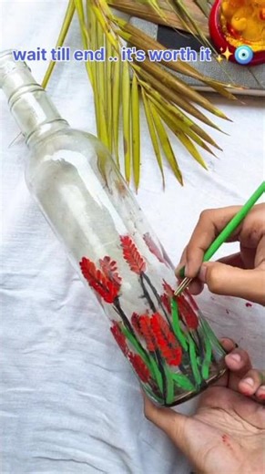 Aesthetic Bottle Decor Art Ideas | Modern Bottle Craft, Art Design, Bottle Decoration for Home
