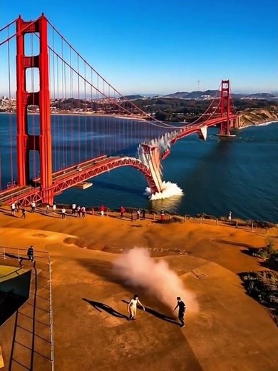 Golden Gate Bridge Collapse Nightmare
