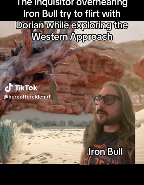 Iron Bull's Flirtation with Dorian in Dragon Age
